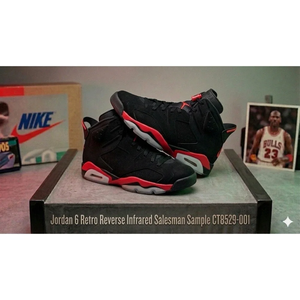 Air Jordan 6 Retro Reverse Infrared Salesman Sample CT8529-001 11M VNDS No box